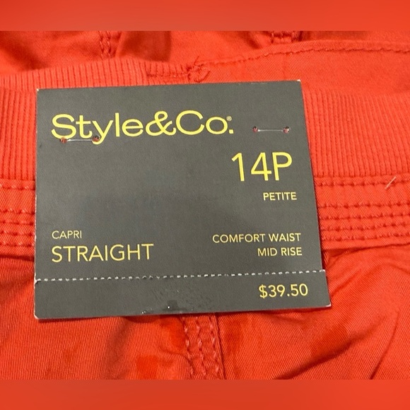 Style & Co. Cargo Capri Pants Women's Size 14P - Picture 11 of 11
